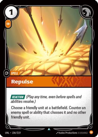 Repulse (106/219) - UNL - Uncommon
