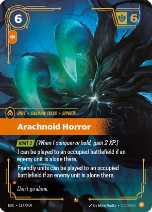 Arachnoid Horror (117/219) - UNL - Epic - Foil