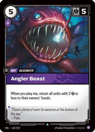 Angler Beast (132/219) - UNL - Uncommon