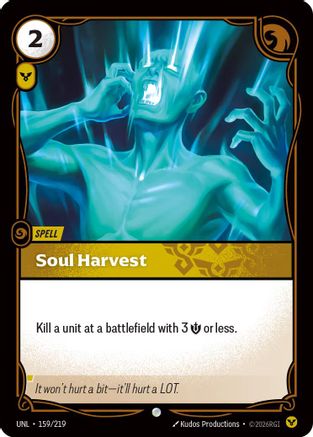 Soul Harvest (159/219) - UNL - Common