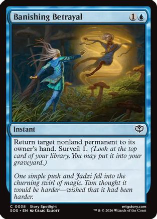 Banishing Betrayal (SOS-038) - common - Foil