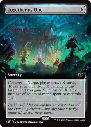 Together as One (Extended Art) (SOS-307) - rare - Foil