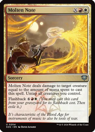 Molten Note (SOS-204) - uncommon
