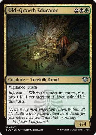 Old-Growth Educator (SOS-207) - uncommon - Foil