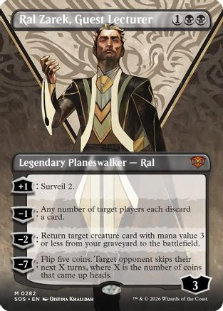 Ral Zarek, Guest Lecturer (Borderless) (SOS-282) - mythic - Foil