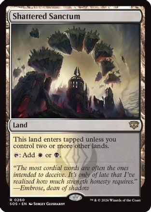 Shattered Sanctum (SOS-260) - rare - Foil