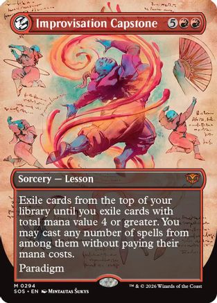Improvisation Capstone (Borderless) (SOS-294) - mythic - Foil