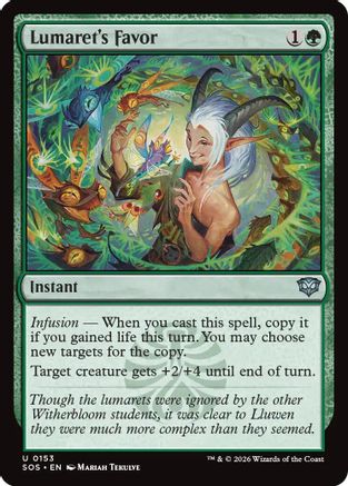 Lumaret's Favor (SOS-153) - uncommon