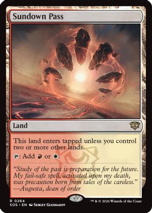 Sundown Pass (SOS-264) - rare - Foil