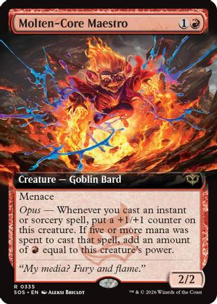 Molten-Core Maestro (Extended Art) (SOS-335) - rare