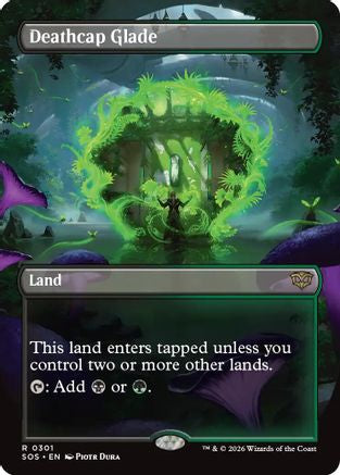 Deathcap Glade (Borderless) (SOS-301) - rare