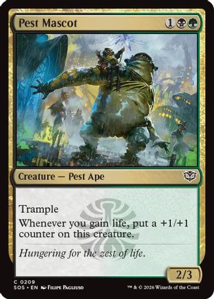 Pest Mascot (SOS-209) - common - Foil