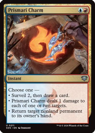 Prismari Charm (SOS-211) - uncommon - Foil