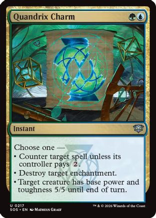 Quandrix Charm (SOS-217) - uncommon