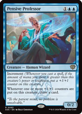 Pensive Professor (SOS-063) - rare