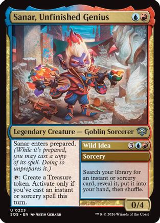 Sanar, Unfinished Genius (SOS-223) - uncommon