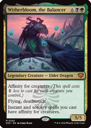 Witherbloom, the Balancer (SOS-245) - mythic - Foil