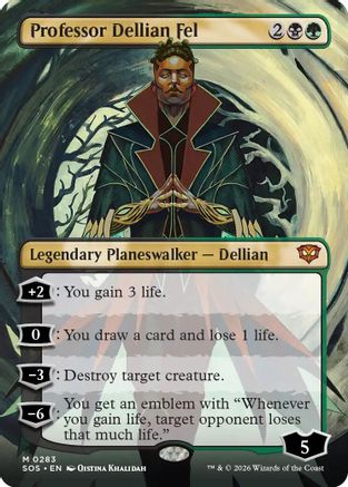 Professor Dellian Fel (Borderless) (SOS-283) - mythic