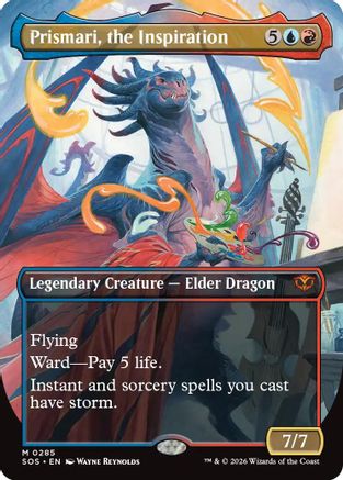 Prismari, the Inspiration (Borderless) (SOS-285) - mythic - Foil