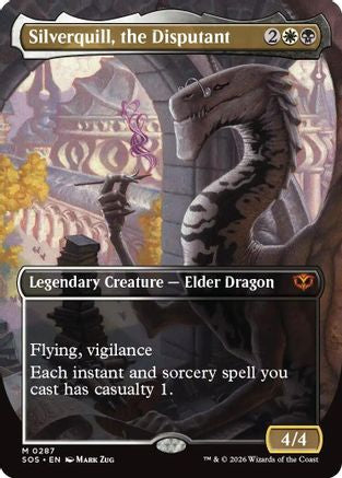 Silverquill, the Disputant (Borderless) (SOS-287) - mythic - Foil