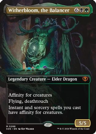 Witherbloom, the Balancer (Borderless) (SOS-288) - mythic - Foil