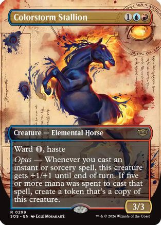 Colorstorm Stallion (Borderless) (SOS-299) - rare