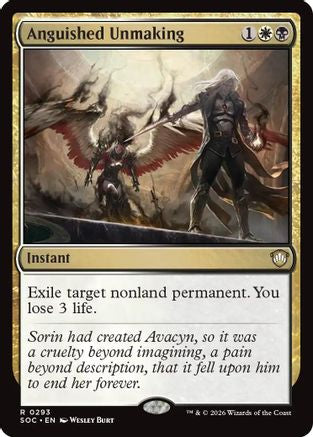 Anguished Unmaking (SOC-293) - rare