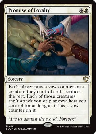Promise of Loyalty (SOC-161) - rare