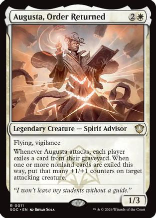 Augusta, Order Returned (SOC-011) - rare