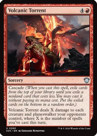 Volcanic Torrent (SOC-260) - uncommon