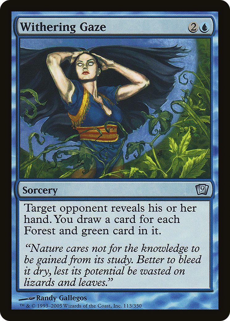 Withering Gaze (9ED-113★) - uncommon - Foil