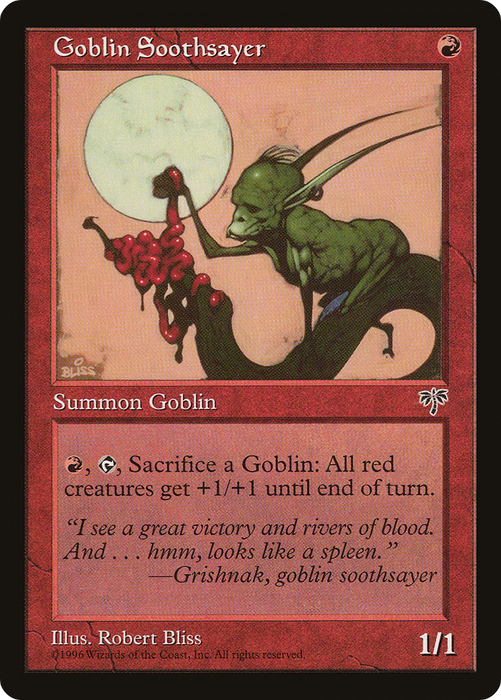Goblin Soothsayer (MIR-179) - uncommon