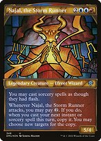 Najal, the Storm Runner (DMU-348) - uncommon: (Showcase) - Foil
