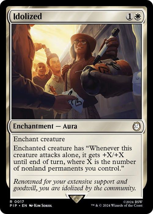 Idolized (PIP-017) - rare - Foil