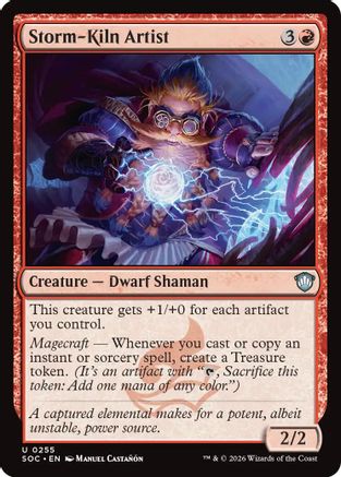 Storm-Kiln Artist (SOC-255) - uncommon