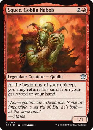 Squee, Goblin Nabob (SOC-254) - uncommon