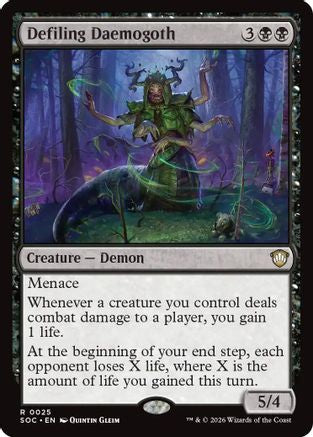 Defiling Daemogoth (SOC-025) - rare