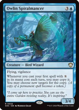 Owlin Spiralmancer (SOC-022) - rare