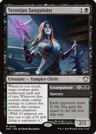 Stensian Sanguinist (SOC-029) - rare