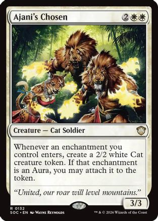 Ajani's Chosen (SOC-132) - rare