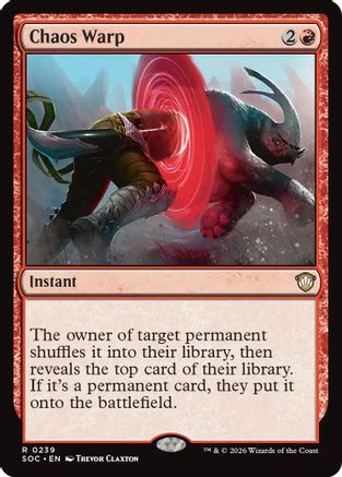 Chaos Warp (SOC-239) - rare