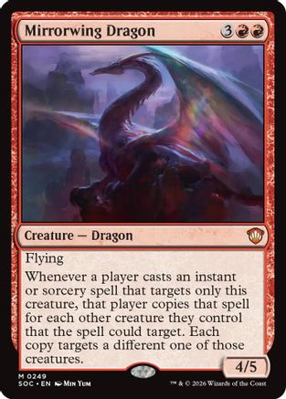 Mirrorwing Dragon (SOC-249) - mythic