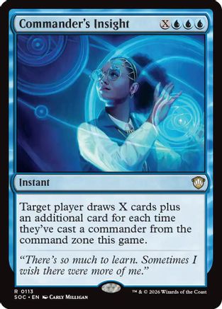 Commander's Insight (SOC-113) - rare