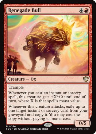 Renegade Bull (SOC-036) - rare