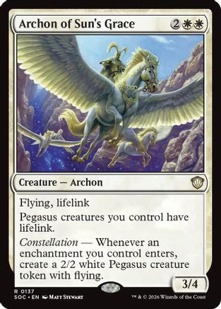 Archon of Sun's Grace (SOC-137) - rare
