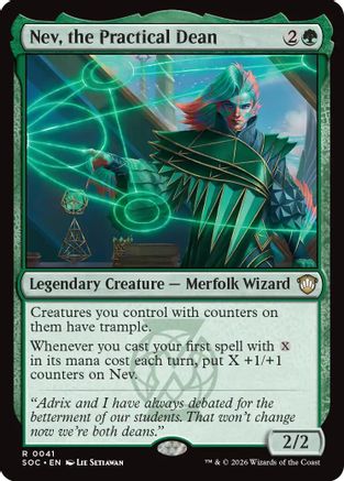 Nev, the Practical Dean (SOC-041) - rare