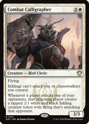 Combat Calligrapher (SOC-141) - rare