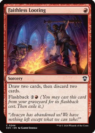 Faithless Looting (SOC-244) - common