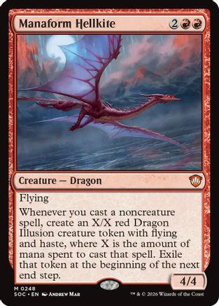 Manaform Hellkite (SOC-248) - mythic