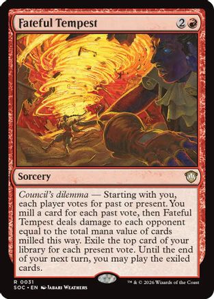 Fateful Tempest (SOC-031) - rare